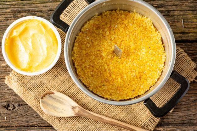 imagem de cuscuz feito no microondas