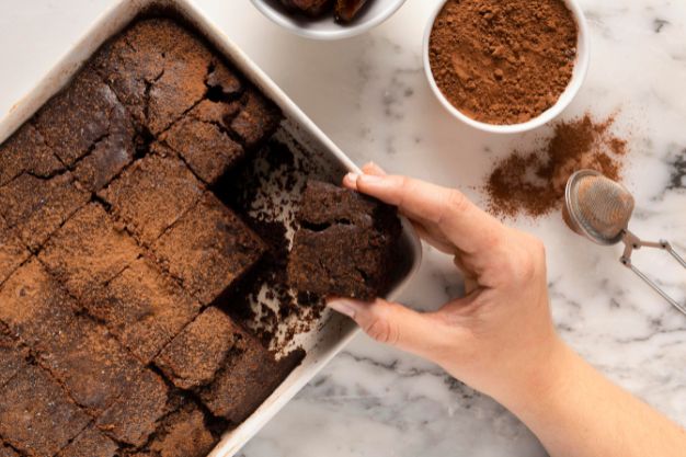 imagem de chocolate derretido no microondas