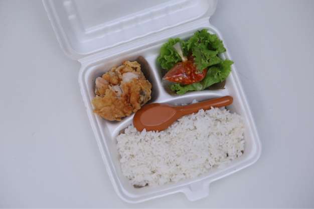 marmita de isopor com comida pode ir no microondas?